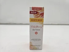 Burt's Bees Truly Glowing Day Lotion hydrate glow complex hyaluronic acid  1.8oz