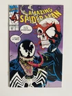 Amazing Spider-Man #347 VF/NM Vs Early Venom Holding Skull Marvel Comics 1991