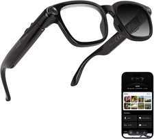 AI Smart Glasses with 8MP Camera, 1080P Video Recording and Photo, Bluetooth 5.4