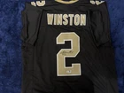Signed Jameis Winston New Orleans Saints #2 NFL Football Jersey w/COA