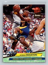 1992-93 Ultra Rookie RC #263 Byron Houston Golden State Warriors Basketball Card