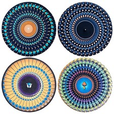 Record Mat12inch Anti-Slip Felt Visual Effect Pad Optical Illusion Turntable Pad