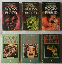 Books of Blood Complete Series 1-6 by Clive Barker - Vintage Paperbacks