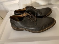 GUESS Shoes Men’s Size 10 Classic Brown “Jakey” Faux Leather Lace Up Oxford