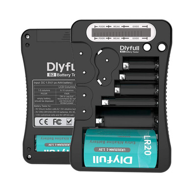 Universal Batterietester DLYFULL B2 LCD 1,5V 3V AA AAA CR123