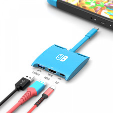 3-in-1 HDMI Docking Station for Nintendo Switch TV Video Converter