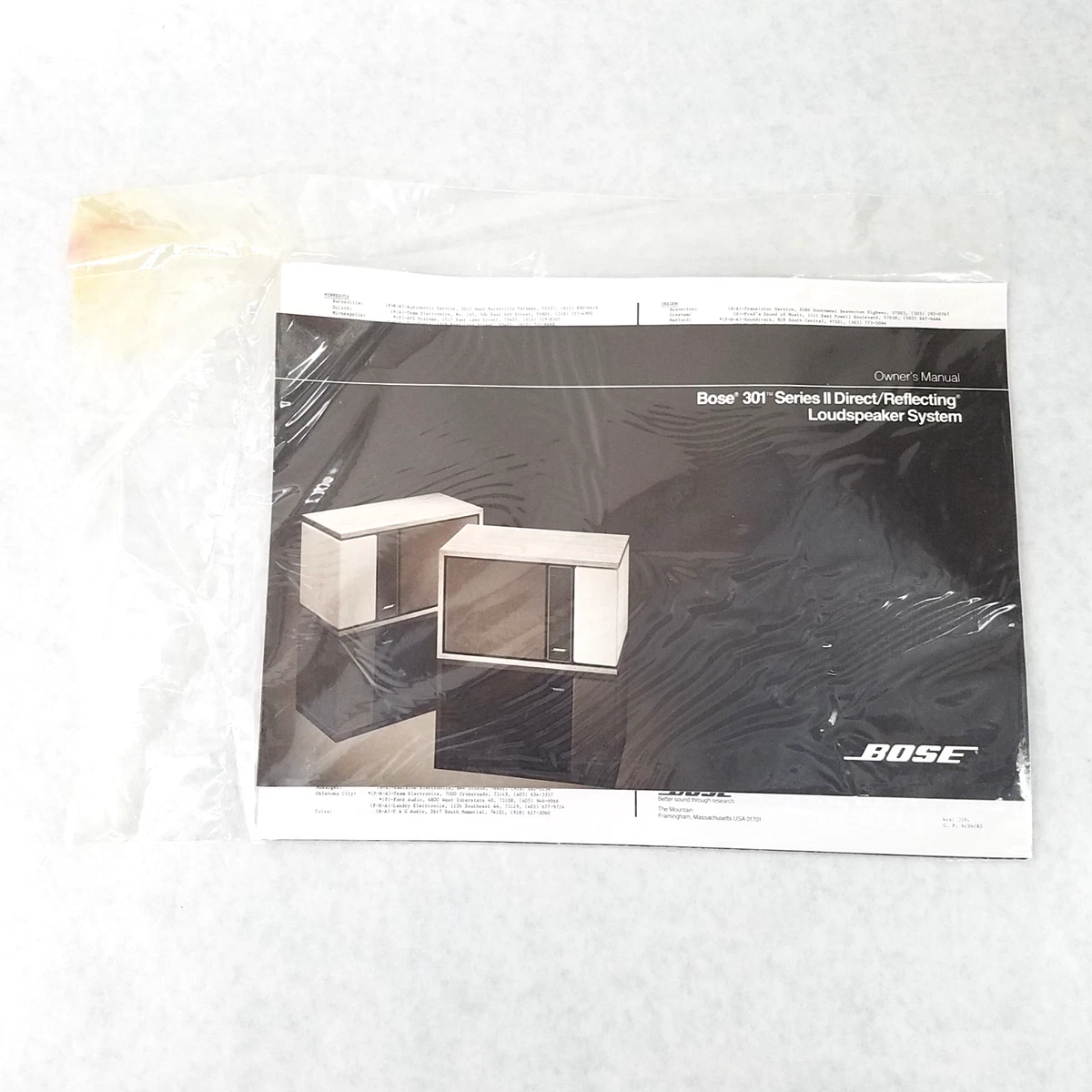 Bose Vintage Electronics Parts & Accessories for sale | eBay