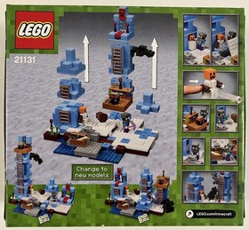 LEGO Minecraft: The Ice Spikes (21131) NISB (minor shelf ware) please read
