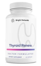 Bright Naturals Thyroid Renew Dietary Supplement 60 Capsules