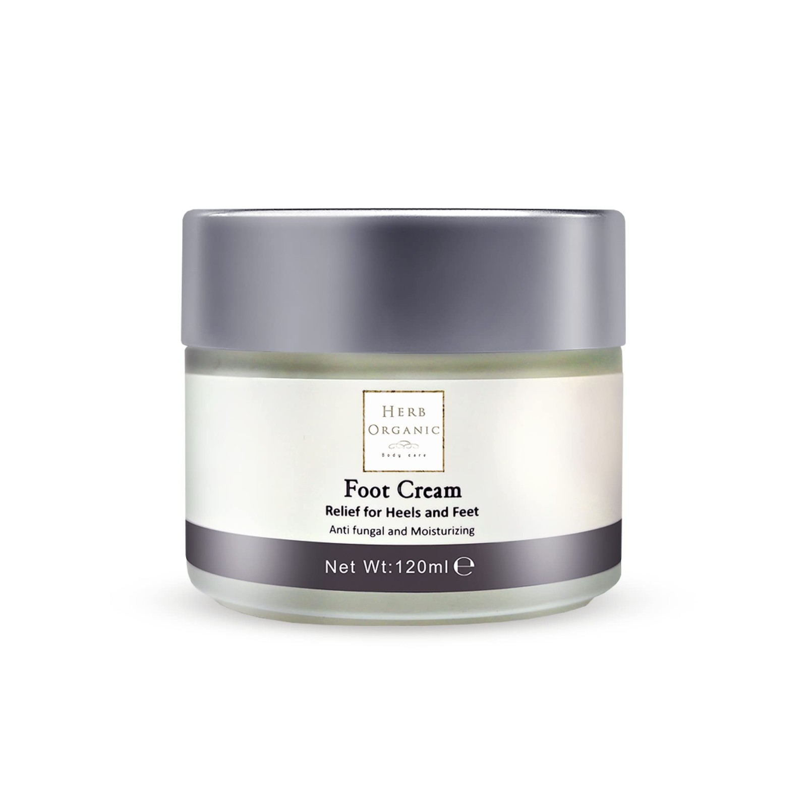HerbOrganic Foot Cream for Cracked Heels & Dry Skin 120Ml Care & Treatment VEGAN