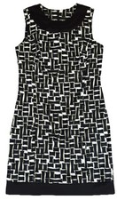 ALYX Dress Womens 10 Green Black Sheath Career Finance Babe Professional Job