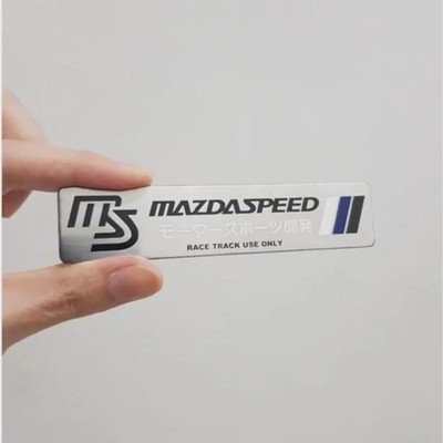 Mazda Speed Emblem 3D ''Race Track Use Only'' : JDM Performance Badge