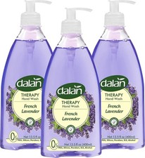 3x 400ml Dalan Therapy FRENCH LAVENDER Hand wash Soap - 0% SLS, PARABEN, ALCOHOL 10.83 per litre
