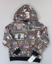Boy's Youth Nike Jordan Brooklyn Printed Fleece Lined Hoodie NEW