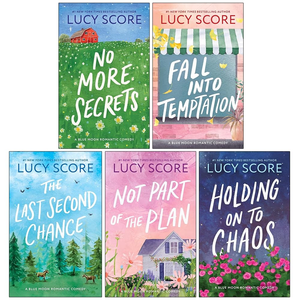 A Blue Moon Romantic Comedy Series by Lucy Score 5 Books Set - Fiction - PB