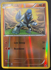 Pokémon TCG Sawk 62/114 Reverse Holo Black and White NM