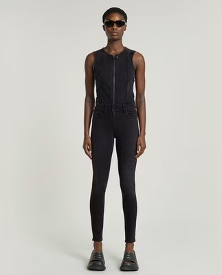 G-Star, Damen, Jumpsuit Overall, Slim, Lynn type 30, Schwarz cobler, S