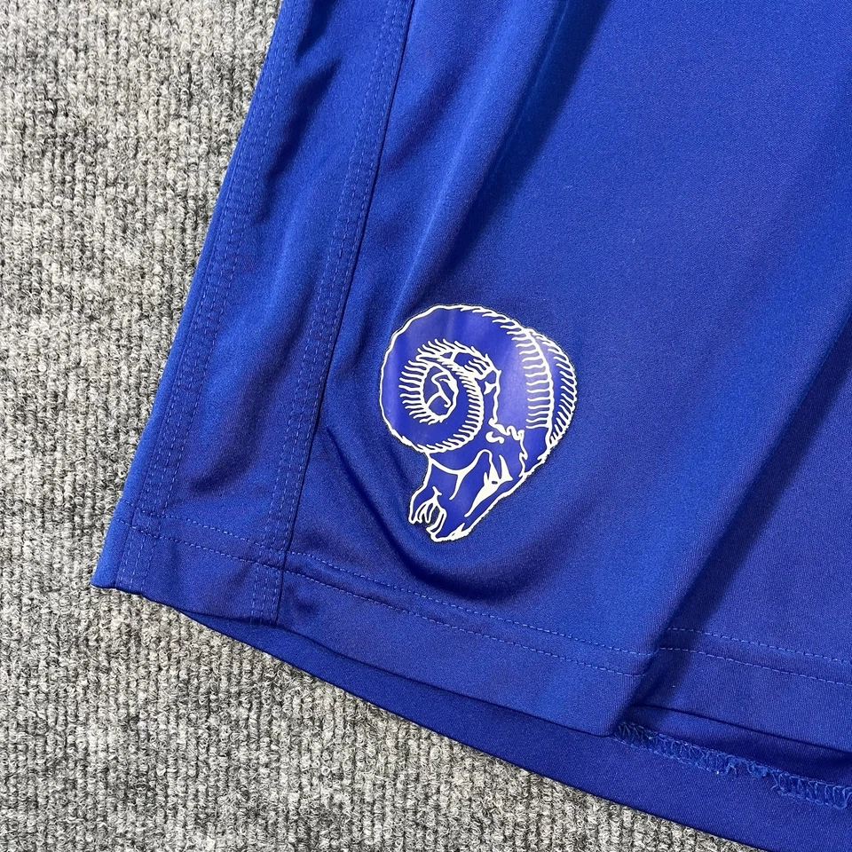 Pantalones Cortos Nike Dri Fit Los Angeles Rams Para Hombres 2XL Emitidos por Equipo NFL Sobre el Campo De Colección Azul Foto 2 de 4