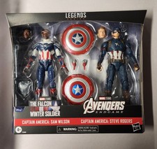Marvel Legends Captain America Steve Rogers & Sam Wilson 2 Pack MCU Falcon