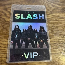 SLASH VIP Laminated Backstage Pass 2012