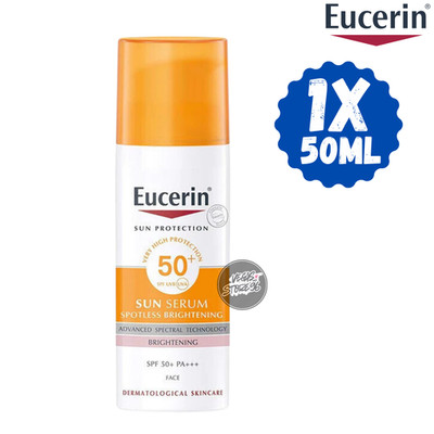Original Eucerin Sportless Brightening Sun Serum Sunscreen Face SPF50+ 50 ml