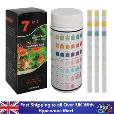 7 in 1 PH Test Fish Tank Water Tropical Aquarium Pond Water Test Strips Kit 2025