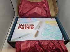 NEW Kiwi Co MAKER CRATE - MARBLED PAPER DESIGNS- Arts / Crafts Paint Projects
