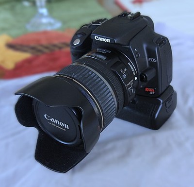 Canon EOS Digital Rebel XT/EOS350D 8MP DSLR w/EFS 17-85mm f4-5.6 IS Lens -TESTED