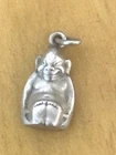 SUPERB MASSIVE STERLING SILVER  GOOD LUCK “BILLIKEN” PENDANT. c 1900