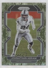 2021 Panini Prizm Forest Camo Prizm 5/15 Johnathan Abram #182 9v7