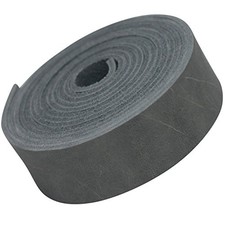 Genuine Top-Grain Leather Strap 72 1/16 Inch Thick 4-5 oz Smokey Gray