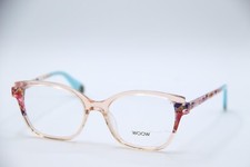 New Woow Clear Peach Mul Stand Out 3 Col0313 Authentic Designer Eyeglasses 52-17