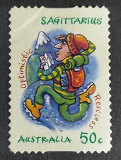 USED Australia Stamp 2007 Signs of the Zodiac Sagittarius 23rd Nov. to 21st Dec.