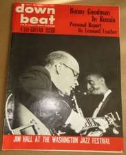 Down Beat July 19 1962 Jim Hall on Cover, HIGH DEMAND, see table of contents pix
