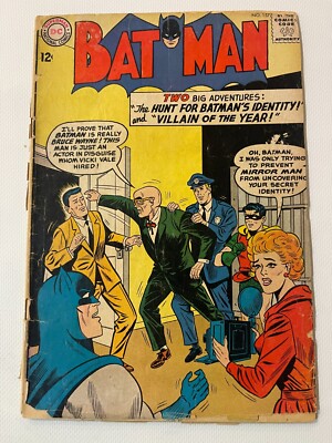 Batman # 157 GD DC Silver Age Comic Book Gotham Joker Robin Bruce Wayne 3 J246