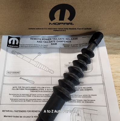 2019 Dodge RAM DT 1500 Liftgate Tailgate Damper Kit Mopar OEM for  