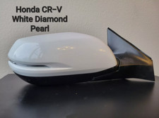 White Right Passenger Side Mirror For 2017-2022 Honda CR-V America Built Models