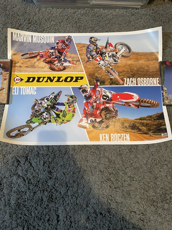 dunlop motocross poster tomac roczen osborne musquin supercross