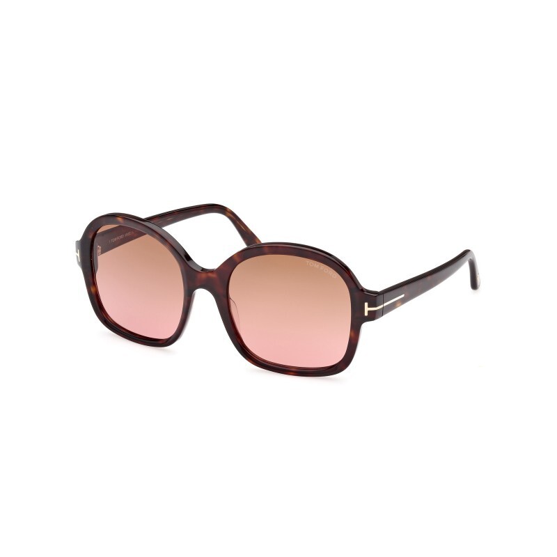 NWT Tom Ford HANLEY FT 1034 52F Dark Havana/Light Brown 57  display picture 3