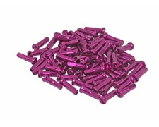 F R BICYCLE ALLOY SPOKE NIPPLES/16MM 14G PURPLE. CUSTOM AMOUNT 