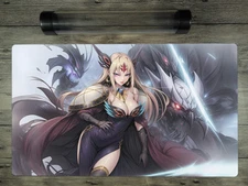 Ygomat E'Rah Girl Trading Card Game OCG CCG Playmat TCG Mat Free Best Tube / Bag