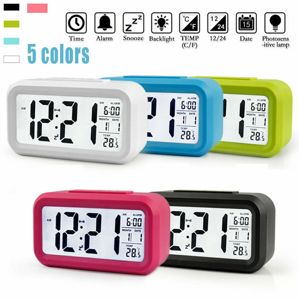 Alarm Battery Operated Snooze Night Light Design Home
