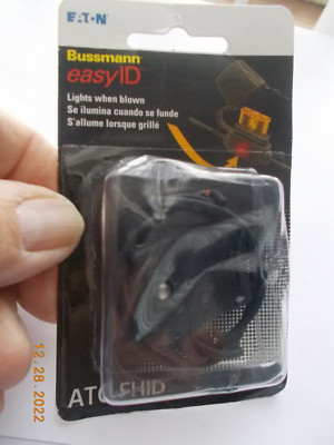 New in Package Bussman Easy-ID ATC-FHID 20A Fuseholder Lights when fuse is blown