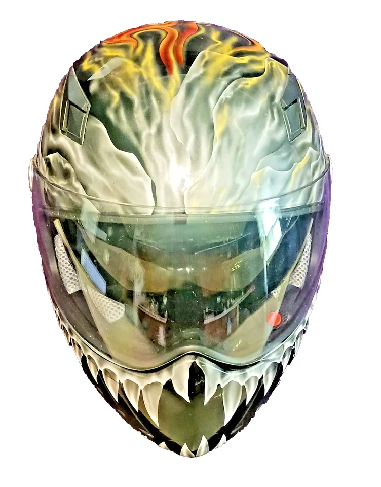 HAWK: XL Motorcycle Helmet Model SF- 5200B Pre-Owned- 2014 - Image 3 of 4
