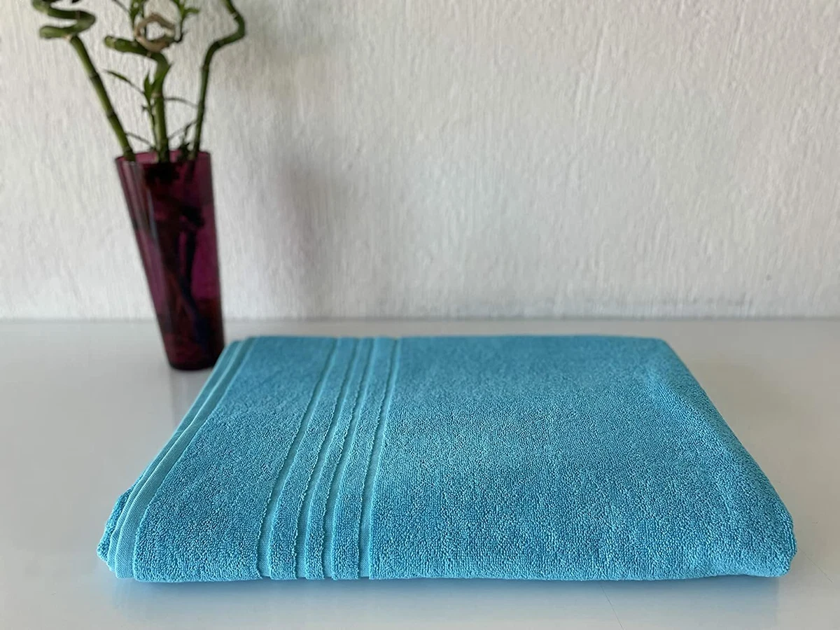 Extra Large Oversized Bath Towels 100% Cotton Turkish Bath Sheet 40x80  Turquoise