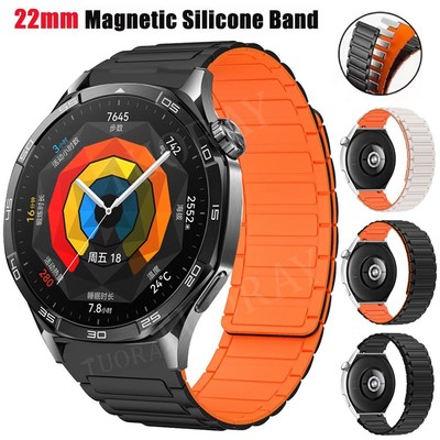 22mm Silikon Magnet Armband für Huami Amazfit Stratos GTR 47mm GTR 4 3 Pro 2 2e