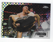FABIAN AICHNER 2020 WWE TOPPS CHROME X-FRACTOR REFRACTOR
