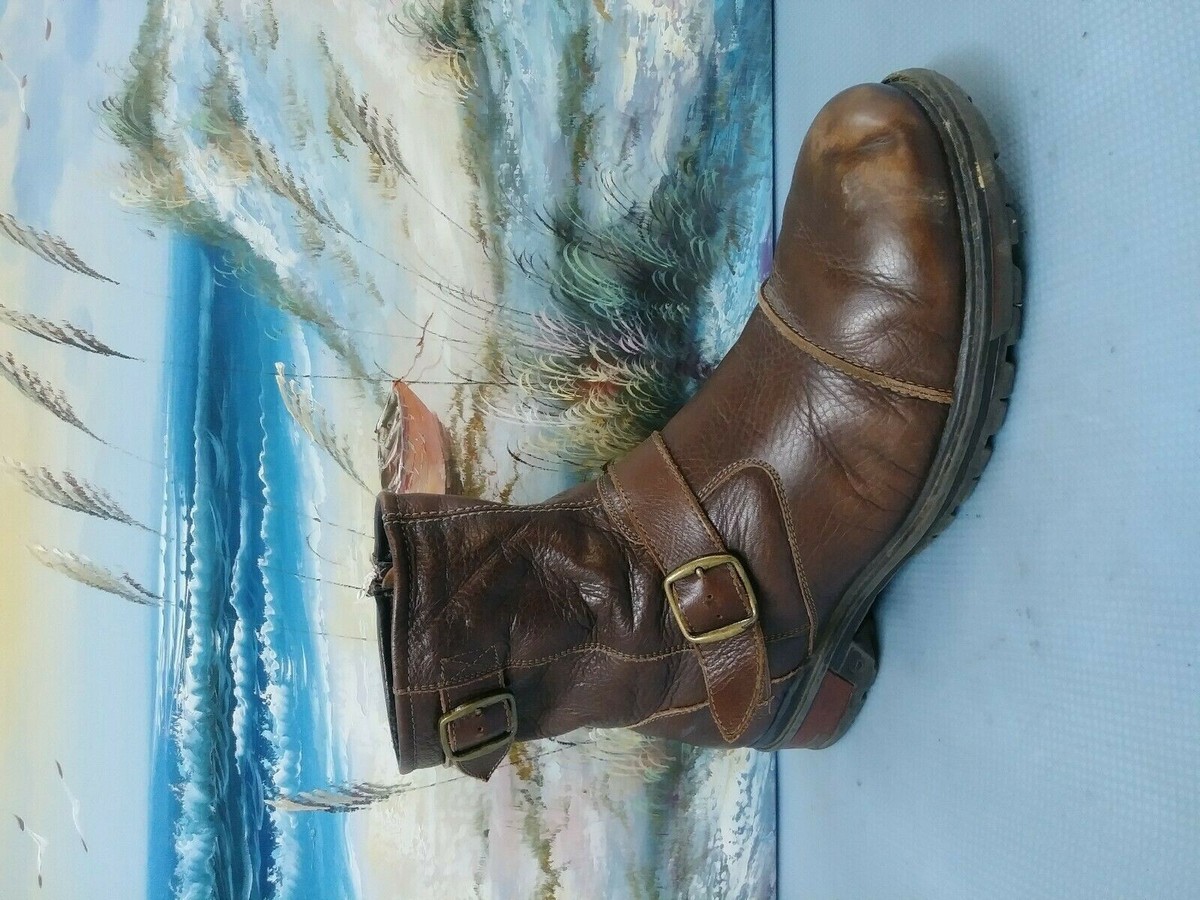ASTON GREY Mens 10 Hampton Brown Leather Boots 110009 