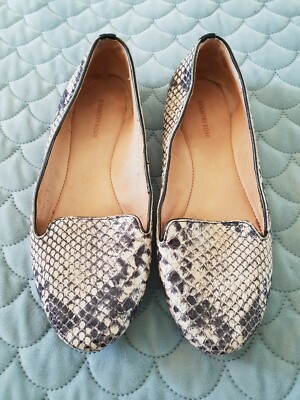 COUNTRY ROAD Flats Animal Print Leather Mary Janes Slip Ons Size