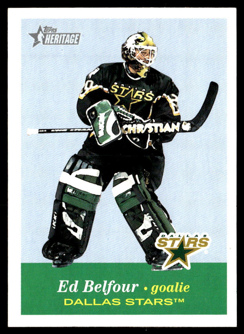 2001-02 Topps Heritage #30 Ed Belfour Dallas Stars HOF